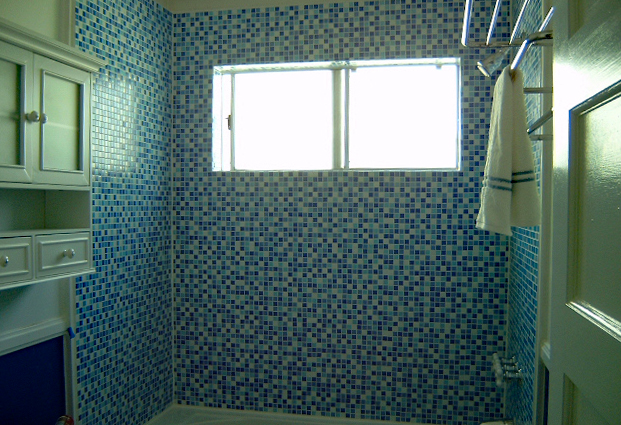 Bathroom Remodel Glass Tile